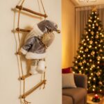santa is on the wall