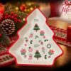 christmas tree plate