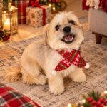 christmas dog's scarf chs343